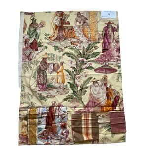 Pierre Frey "Le Marchand D'etoffes" fabric toile vintage swatch 27” x 36”